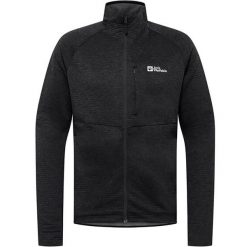 Kurtka trekkingowa męska Jack Wolfskin Taiga. Czarne kurtki męskie Jack Wolfskin, l, bez wzorów, z materiału, klasyczne, bez kaptura. Za 384.25 zł.