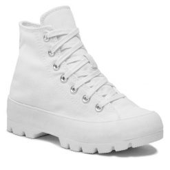 Trampki Converse. Białe półbuty damskie Converse, bez wzorów, retro, bez zapięcia. Za 239.99 zł.