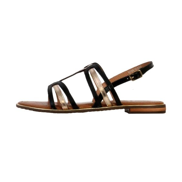 Sandały GEOX D SOZY PLUS Brąz. Sandały damskie Geox, bez wzorów, ze skóry, bez obcasa, bez zapięcia. Za 331.99 zł.
