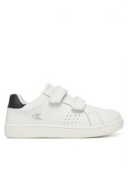 Calvin Klein Jeans Sneakersy Low Cut Velcro Sneaker V1X9-82074-1355 S Biały. Białe trampki i tenisówki chłopięce Calvin Klein Jeans, bez wzorów, z jeansu, bez zapięcia. Za 209.99 zł.
