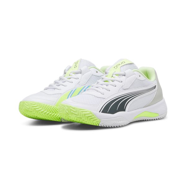 Buty do padla PUMA NOVA Court. Białe obuwie sportowe damskie Puma, bez wzorów, z materiału. Za 369.99 zł.