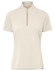 Koszulka damska Adlux HZ. Brązowe koszulki sportowe damskie Vaude, s, bez wzorów, z materiału, bez kołnierzyka, bez ramiączek, na fitness i siłownię. Za 299.00 zł.