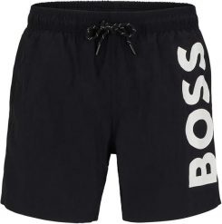 Hugo Boss Octopus Kąpielówki Męskie Szorty Czarne XL. Czarne kąpielówki męskie Hugo Boss, m, bez wzorów, z materiału, wspinaczkowe. Za 244.99 zł.