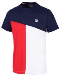 Koszulka tenisowa Fila T-shirt Christian. Koszulki sportowe męskie Fila, m, bez wzorów, z materiału, bez kołnierzyka, bez ramiączek, tenisowe. Za 159.00 zł.
