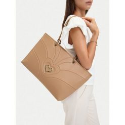 Torebka Eva Minge. Brązowe torebki do ręki damskie Eva Minge, bez wzorów, bez dodatków. Za 299.99 zł.