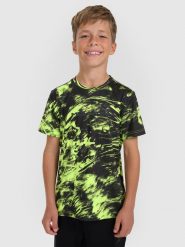 4F T-shirt sportowy szybkoschnący chłopięcy - multikolor 158/164 (12-14 lat). T-shirty dla chłopców 4f, bez wzorów, bez ramiączek. Za 69.99 zł.