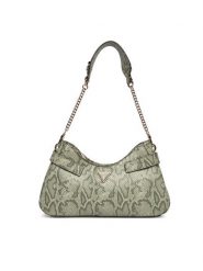 Guess Torebka Serenova HWKG80 91180 Zielony. Zielone torebki do ręki damskie Guess, z aplikacjami, ze skóry, bez dodatków. Za 639.99 zł.