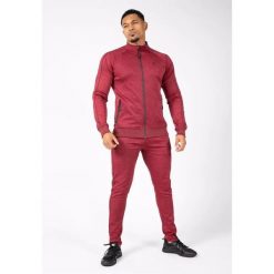 Spodnie dresowe Gorilla Wear Wenden. Czerwone spodnie sportowe męskie GORILLA WEAR, l, bez wzorów, z dresówki, do biegania. Za 253.65 zł.