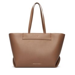 Torebka Armani Exchange. Brązowe torebki do ręki damskie Armani Exchange, bez wzorów, bez dodatków. Za 754.99 zł.