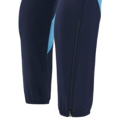 Spodnie treningowe Włochy 2024/25. Niebieskie spodnie sportowe męskie Macron, bez wzorów, z dresówki. Za 268.00 zł.