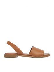 Lasocki Sandały CEO-EST-AFIONA-17 Brązowy. Brązowe sandały damskie Lasocki, bez wzorów, ze skóry, bez obcasa, na płaskiej podeszwie, bez zapięcia. Za 139.99 zł.