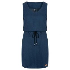 Damska sukienka pętelkowa Necla niebieska. Niebieskie koszulki sportowe damskie Scarpa, s, bez wzorów, z wiskozy, bez kołnierzyka, bez ramiączek, trekkingowe. Za 200.99 zł.