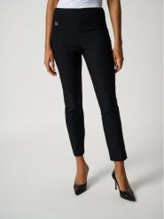 Joseph Ribkoff Spodnie materiałowe 201483NOS Czarny Slim Fit. Czarne spodnie materiałowe damskie Joseph Ribkoff, bez wzorów, z materiału. Za 649.99 zł.