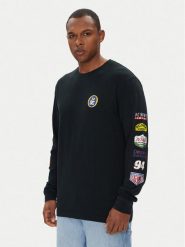 DC Longsleeve ADYZT05464 Czarny Regular Fit. Czarne bluzki z długim rękawem męskie DC, m, bez wzorów, z bawełny, bez kołnierzyka. Za 119.99 zł.