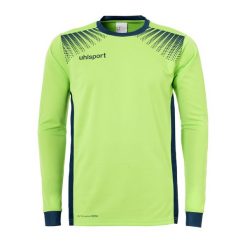 Koszulka bramkarska Uhlsport Goal manches longues. Niebieskie bluzki z długim rękawem męskie Uhlsport, xl, bez wzorów, z materiału, bez kołnierzyka. Za 143.50 zł.