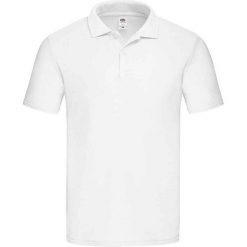 Oryginalna Koszulka Polo Dla Dorosłych Unisex. Białe koszulki sportowe damskie Fruit of the Loom, l, bez wzorów, bez kołnierzyka, bez ramiączek. Za 59.99 zł.