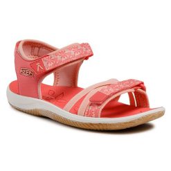 Sandały Keen. Czerwone sandały dziewczęce Keen, bez zapięcia. Za 169.99 zł.