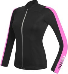Zero RH+ Damska koszulka rowerowa zeroRH+ Spirit LS FZ black-deep pink - S (ECD0260). Czarne kurtki damskie s, bez wzorów, bez kaptura. Za 234.03 zł.