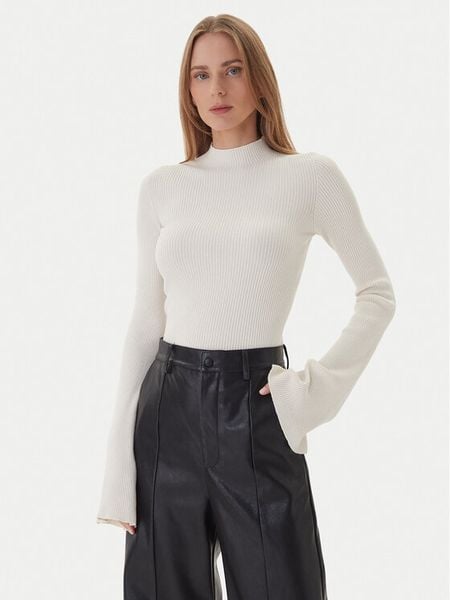 Kontatto Golf 3M0816C Écru Regular Fit. Swetry damskie Kontatto, m, bez wzorów, z syntetyku, bez kołnierzyka, bez ramiączek, bez kaptura. Za 229.99 zł.