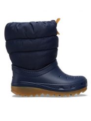 Crocs Śniegowce Classic Neo Puff Boot T 207683 Niebieski. Niebieskie buty zimowe chłopięce Crocs, bez wzorów, z tworzywa sztucznego, bez zapięcia. Za 229.99 zł.