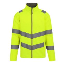 Męska 2warstwowa Kurtka Soft Shell Pro Contract Ablaze HiVis. Żółte kurtki męskie Regatta, m, bez wzorów, z materiału, bez kaptura. Za 149.99 zł.