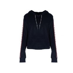 Bluza trekking damska. Niebieskie bluzy damskie Champion, l, bez wzorów, z bawełny, z kapturem. Za 145.00 zł.