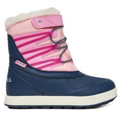 Śniegowce Merrell. Czerwone śniegowce dziewczęce Merrell, bez zapięcia. Za 349.99 zł.