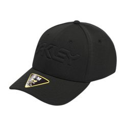 Oakley Czapka 6 Panel Stretch Embossed 912208-02E. Czarne czapki i kapelusze męskie Oakley, bez wzorów. Za 101.99 zł.