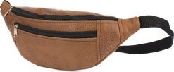 Beltimore Męska saszetka biodrówka nerka na pas regulowana brązowa F49. Brązowe saszetki męskie Beltimore. Za 45.00 zł.