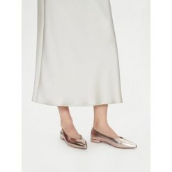 Baleriny JENNY. Żółte baleriny damskie Jenny, bez wzorów, bez obcasa. Za 99.99 zł.