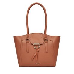 Torebka JENNY. Brązowe torebki do ręki damskie Jenny, bez wzorów, klasyczne, bez dodatków. Za 149.99 zł.