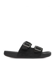Quiksilver Klapki CWBEO-RAPID-32 MI08 Czarny. Czarne klapki męskie Quiksilver, ze skóry. Za 159.99 zł.