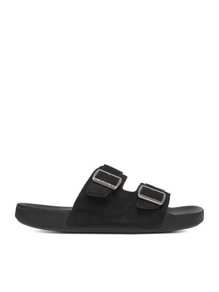 Quiksilver Klapki CWBEO-RAPID-32 MI08 Czarny. Czarne klapki męskie Quiksilver, ze skóry. Za 159.99 zł.