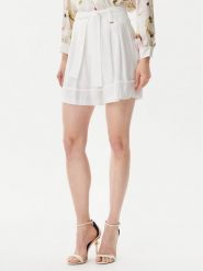 Artigli Szorty materiałowe ACSH001805 Biały Regular Fit. Białe szorty damskie Artigli, bez wzorów, z materiału. Za 219.99 zł.