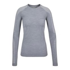 Damska koszulka termoaktywna z długim rękawem Falke Wool-Tech Light. Czarne koszulki sportowe damskie Falke, l, bez wzorów, z elastanu, bez kołnierzyka, bez ramiączek. Za 473.35 zł.