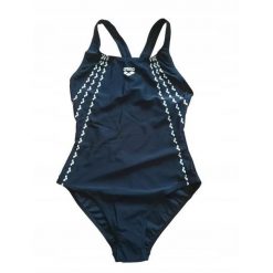 Strój kąpielowy jednoczęściowy damski na basen Arena Rising Sun. Niebieskie kostiumy jednoczęściowe damskie Arena, s, bez wzorów, sportowe, do pływania. Za 59.00 zł.