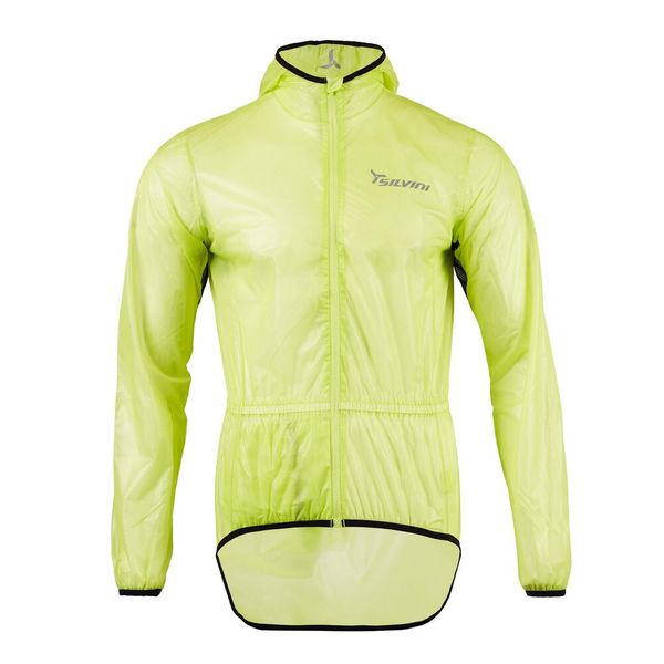 Kurtka rowerowa przeciwdeszczowa Silvini SAVIO UJ397. Zielone buty sportowe męskie Silvini, s, bez wzorów, z materiału, rowerowe. Za 301.75 zł.