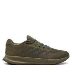 Buty do biegania adidas. Zielone buty sportowe męskie Adidas, bez zapięcia, do biegania. Za 219.99 zł.