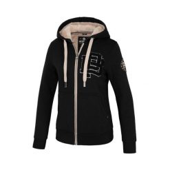 Bluza damska Pitbull rozpinana z kapturem Sherpa Ruffina. Czarne bluzy damskie PITBULL, s, bez wzorów, z kapturem. Za 269.00 zł.