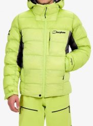 Kurtka puchowa męska Berghaus MTN Arete Ultra Down Hoody. Żółte kurtki męskie Berghaus, m, bez wzorów, z materiału, bez kaptura. Za 1,560.89 zł.