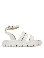 Tommy Hilfiger Sandały Sandal T4A2-33798-0371 S Biały. Białe sandały dziewczęce Tommy Hilfiger, ze skóry, bez zapięcia. Za 309.99 zł.