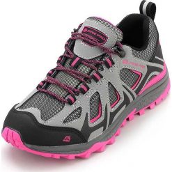 Skórzane buty turystyczne w kolorze szarym. Szare trekkingi damskie Alpine Pro. W wyprzedaży za 329.95 zł.