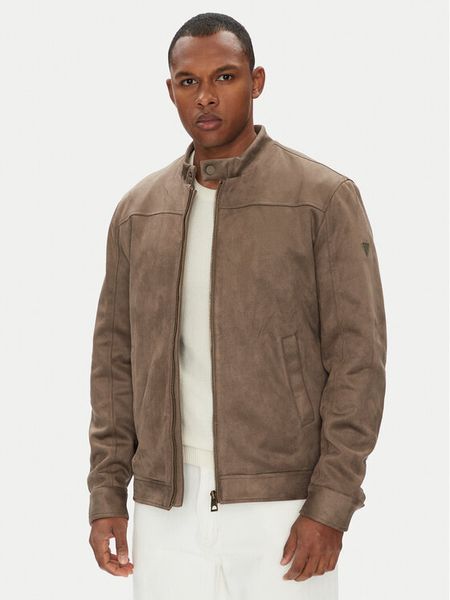 Guess Kurtka przejściowa M5YL02 W0252 Zielony Regular Fit. Zielone kurtki męskie Guess, m, z aplikacjami, z syntetyku, bez kaptura. Za 719.99 zł.