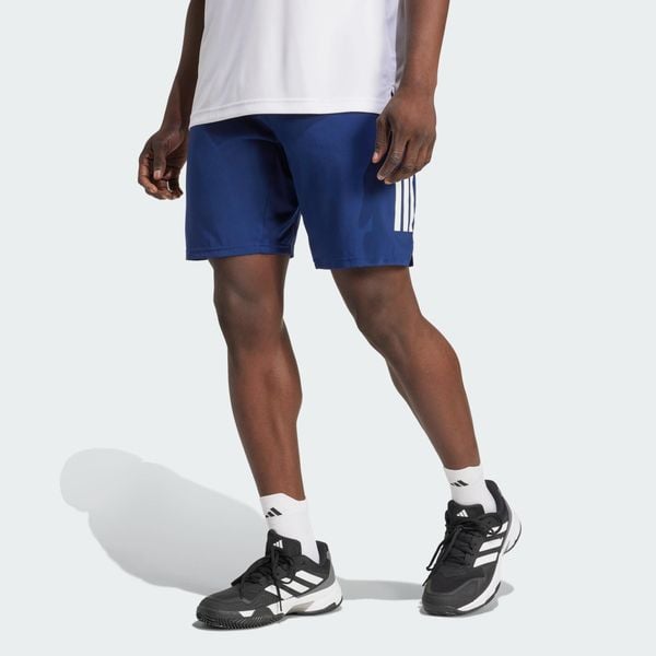 Szorty Club Tennis Climacool 3-Stripes. Niebieskie szorty męskie Adidas, m, bez wzorów, z materiału, klasyczne. Za 179.00 zł.