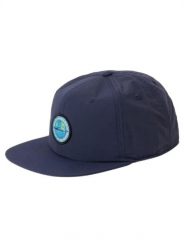 Czapka z daszkiem męska Quiksilver Hydro Smart. Niebieskie czapki i kapelusze męskie Quiksilver, na wiosnę, bez wzorów, z materiału. Za 149.90 zł.