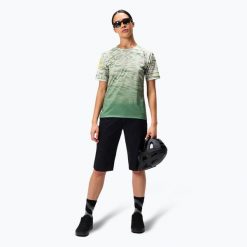 Koszulka rowerowa damska Endura Marble Ltd W. Zielone koszulki sportowe damskie ENDURA, bez wzorów, bez kołnierzyka, bez ramiączek, rowerowe. Za 214.95 zł.