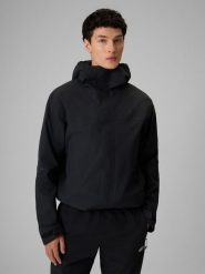 4F Kurtka trekkingowa membrana 10000 męska - czarna S. Czarne kurtki męskie 4f, l, bez wzorów, z materiału, bez kaptura. Za 399.99 zł.