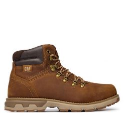 Trapery CAT Footwear. Brązowe śniegowce i trapery męskie CAT Footwear, bez zapięcia. Za 649.99 zł.