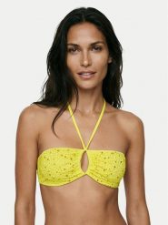 Guess Góra od bikini E6GJ35 MC040 Zielony. Zielone bikini damskie Guess, s, z aplikacjami. Za 369.99 zł.
