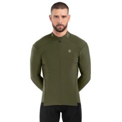 Męska kurtka rowerowa softshell Kolarstwo Siroko J1 Khangai. Zielone kurtki męskie SIROKO, m, bez wzorów, z materiału, rowerowe. W wyprzedaży za 252.00 zł.